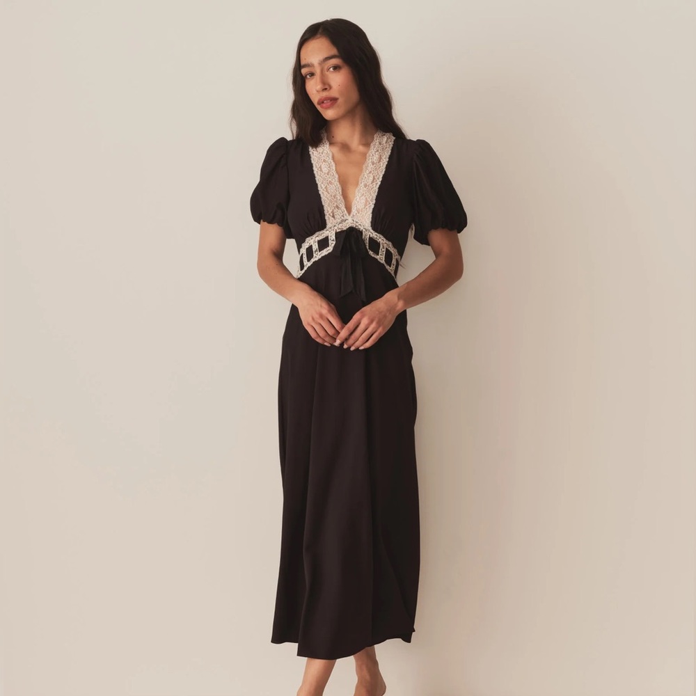 DÔEN Augustina Dress in Black